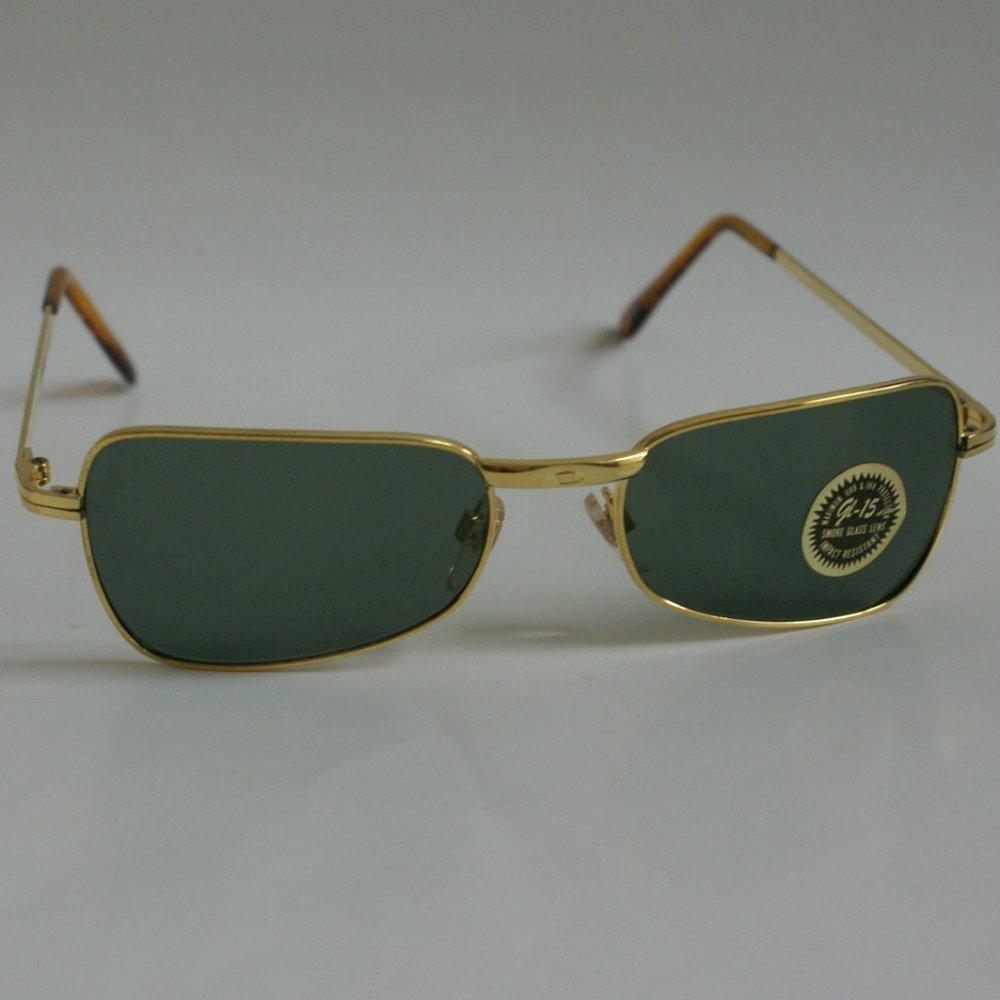 NWT TruVintage 90s Paddle shape KillerLoop like style w/G-15 glass lens sunglass